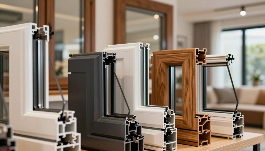 Dreh Kippfenster Materialien