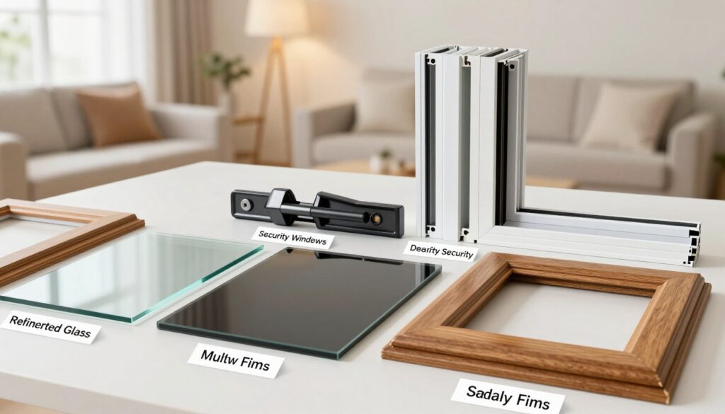 Fenster Materialien Liste