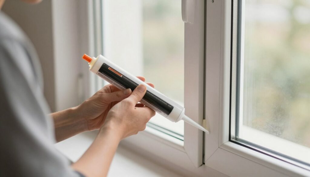 Fenster abdichten mit Silikon