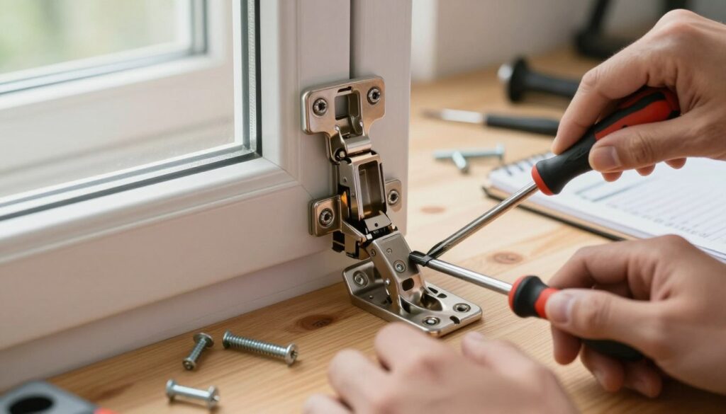 Fenster justieren Beschläge