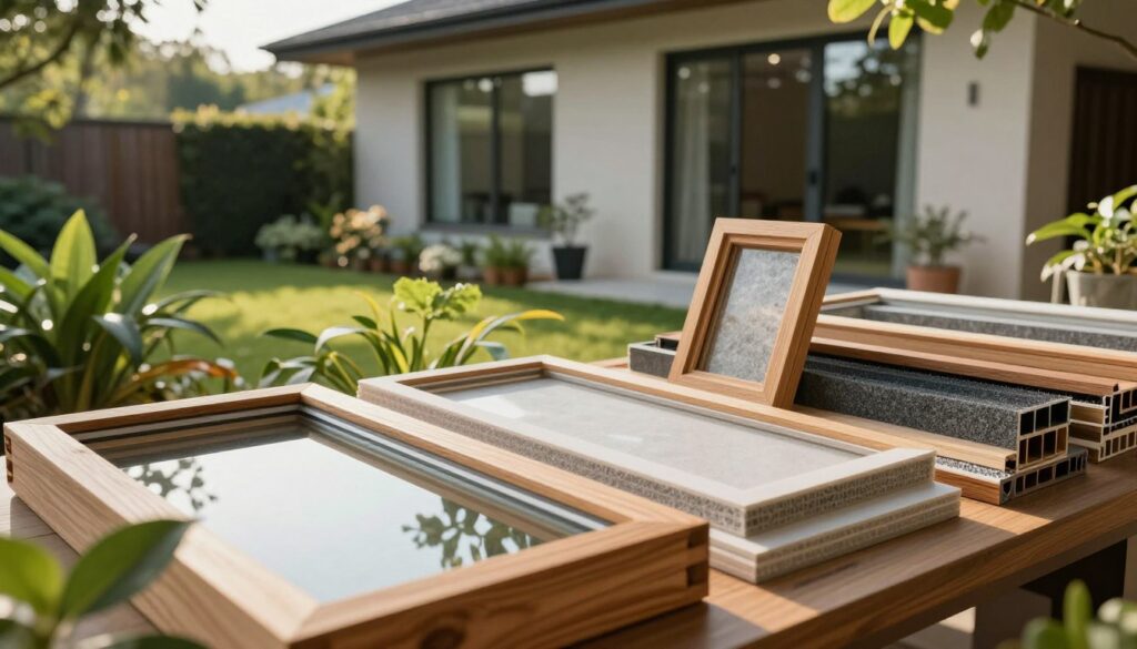 Fensterbau Materialien