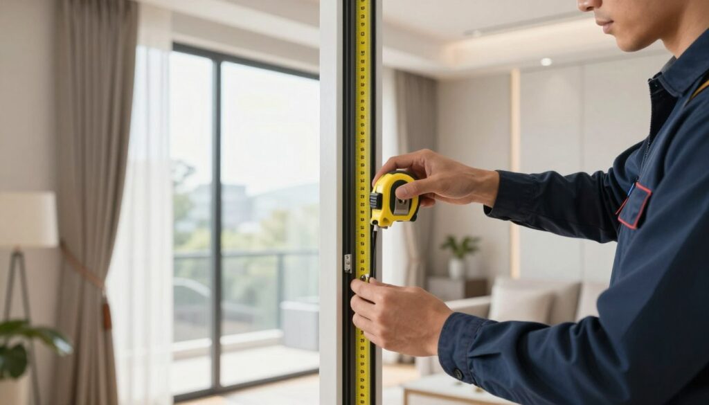 Fensterbreite korrekt messen