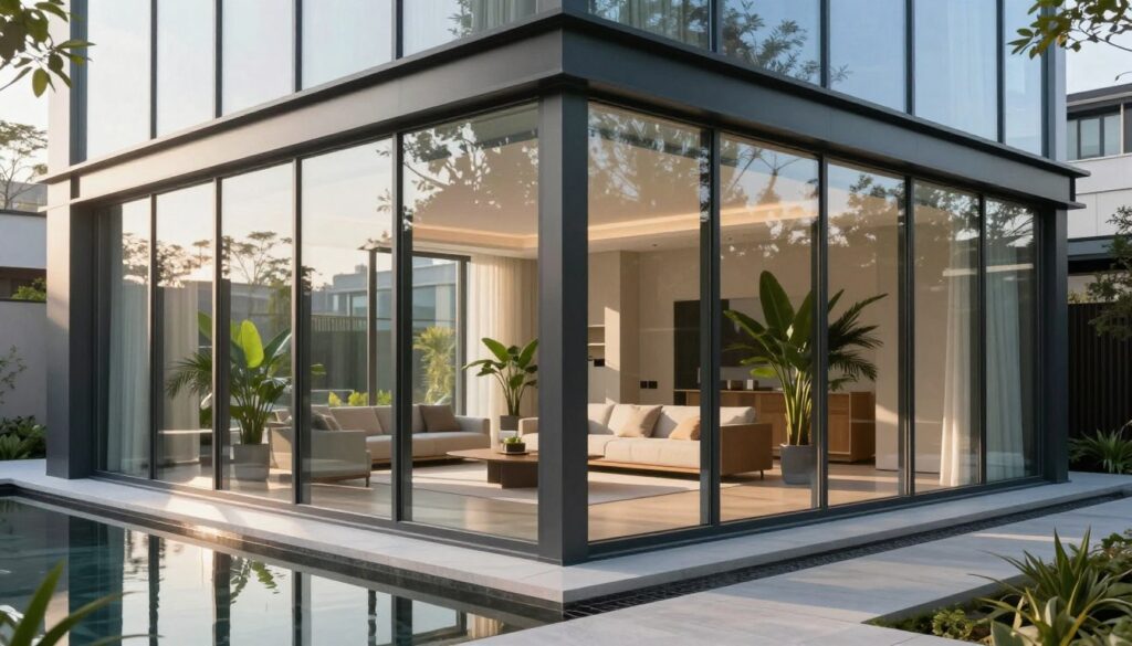 Glasfassade Sicherheit