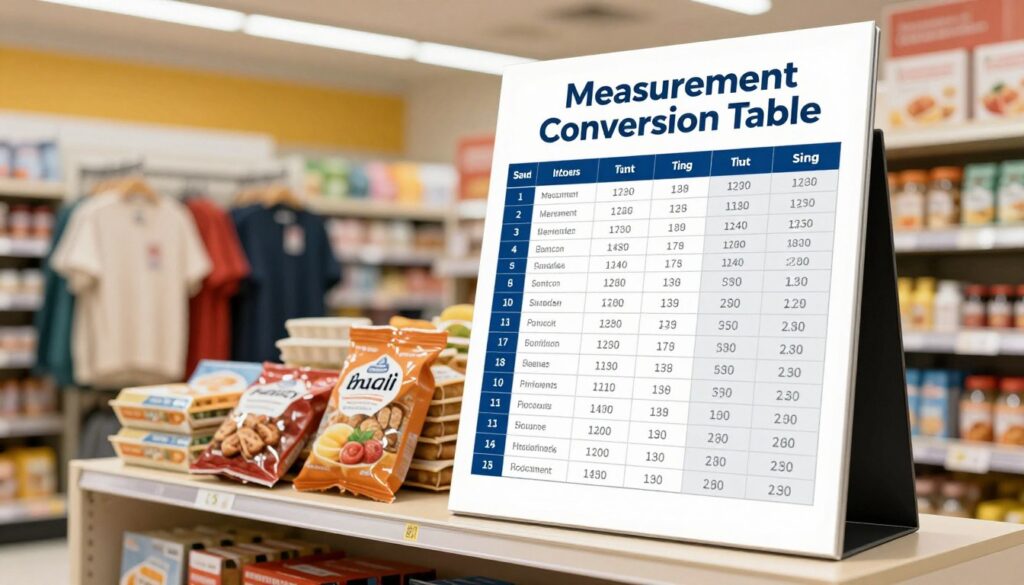 Maße Umrechnungstabelle