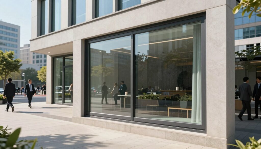 Schallschutzfenster in gewerblichen Immobilien