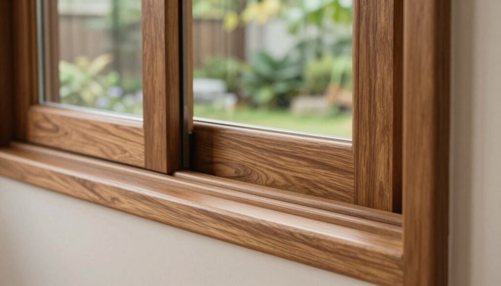 Schiebefenster aus Holz