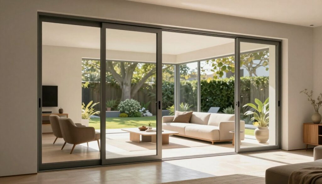 Schiebefenster gestalten Räume