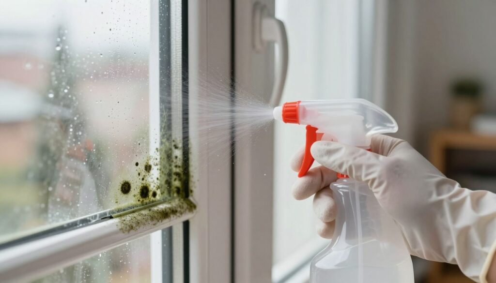 Schimmel an Fensterdichtungen bekämpfen