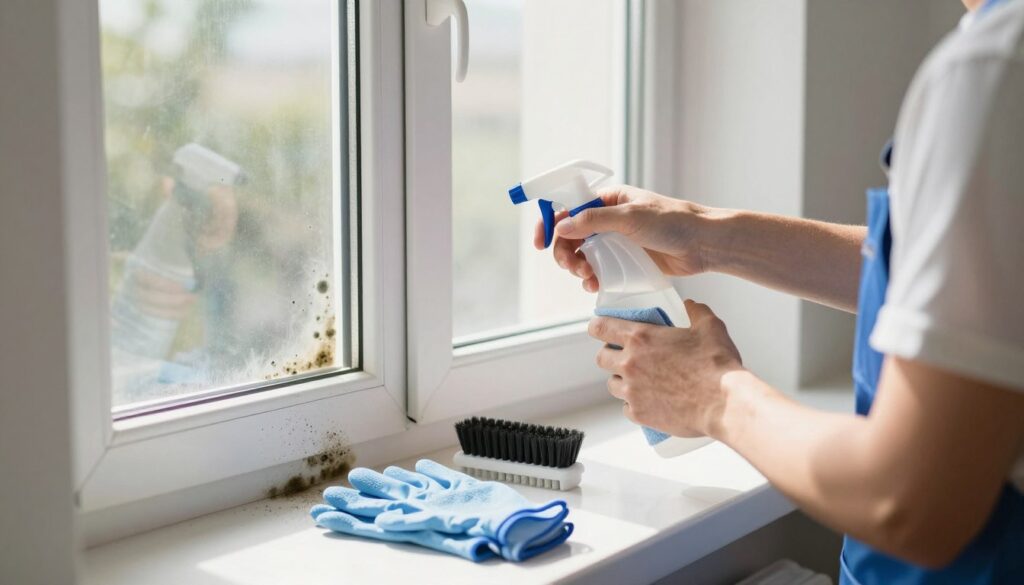 Schimmel an Fenstern bekämpfen