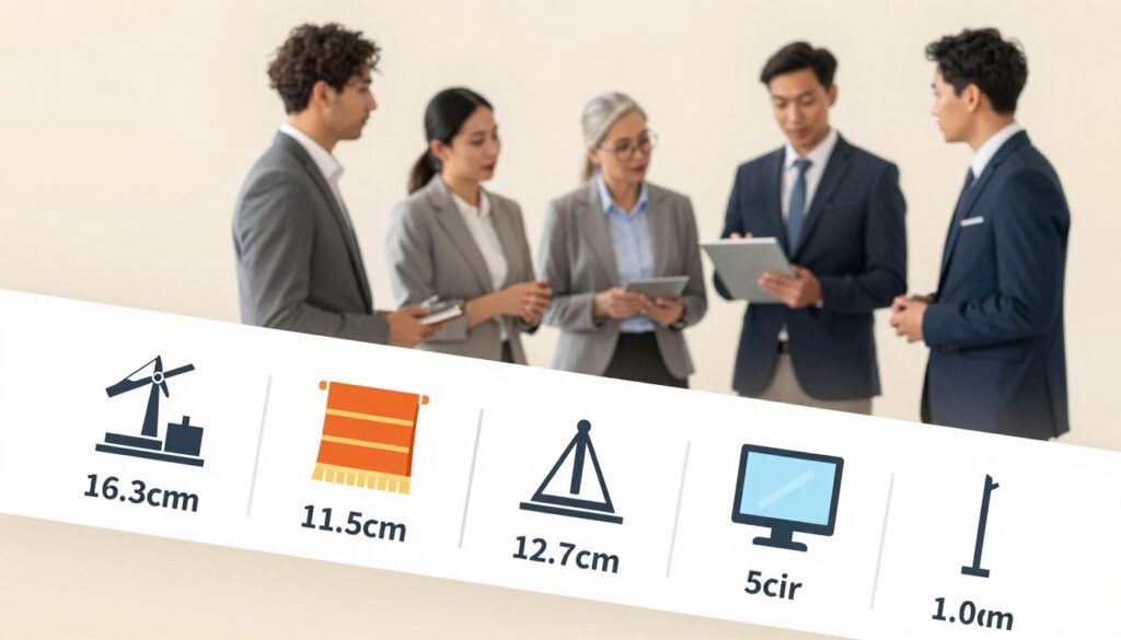 Standardmaße in verschiedenen Branchen