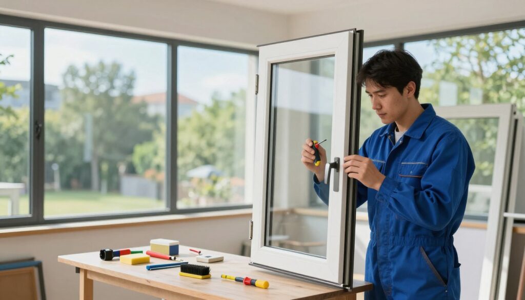Wartung von maßgeschneiderten Fenstern