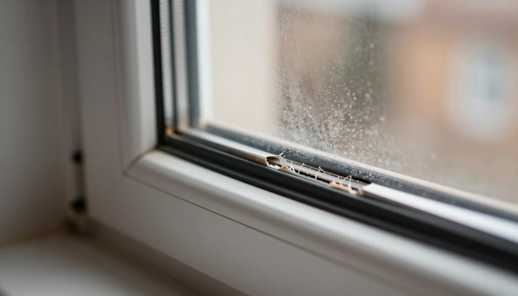 defekte Fensterdichtungen