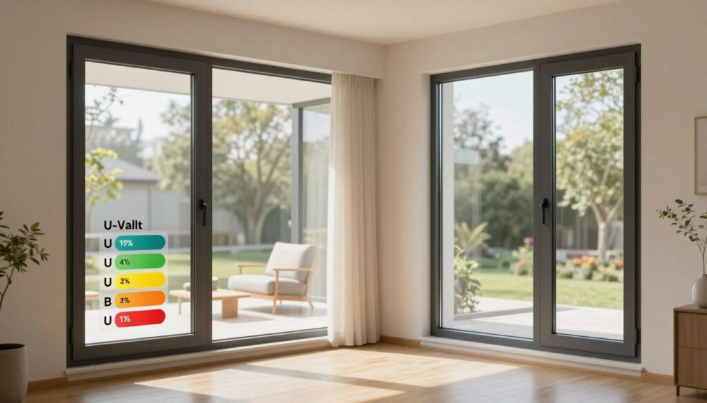 u-wert Fenster Vergleich